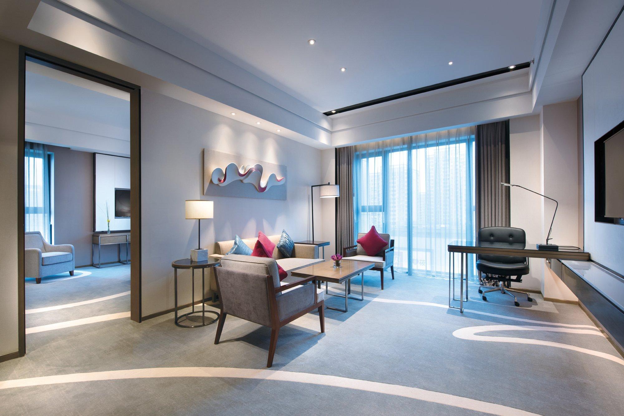 Crowne Plaza Hangzhou Qiantang - The Subway Can Reach The West Lake Scenic Area As Well As The Airport And High-Speed Rail Station, Adjacent To Jinsha Lake And Longfor Paradise Walk Kültér fotó